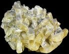 Gemmy, Bladed Barite Crystals - Meikle Mine, Nevada #63360-1